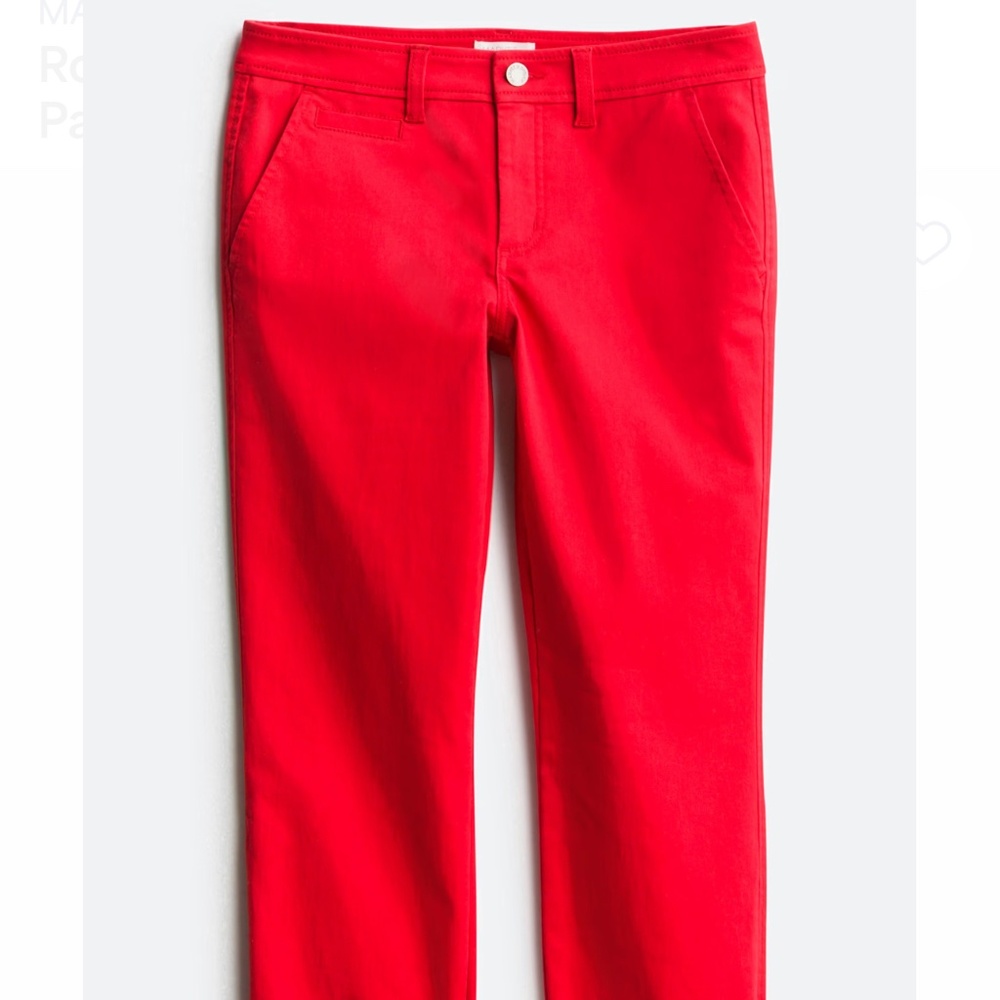 Rosabel Mid Rise Skinny Capri Cuffed Pant